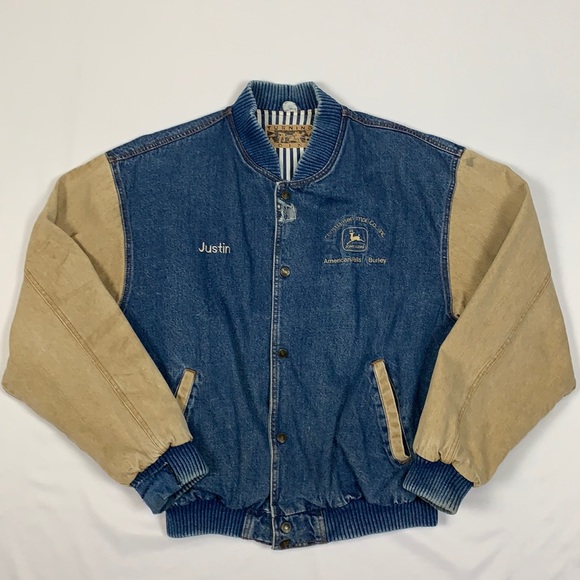 Jackets & Blazers - Vintage Denim Bomber Jacket